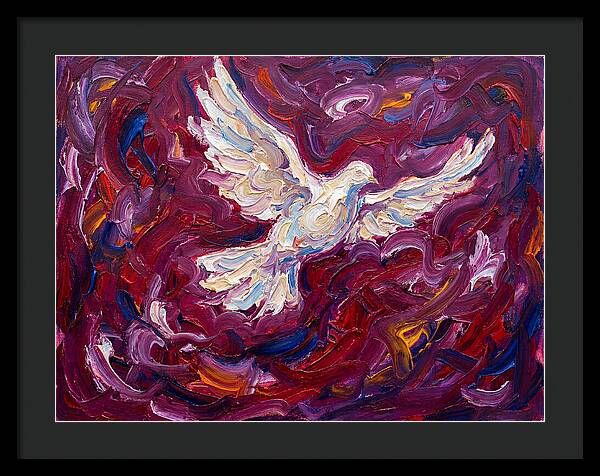 Dove In Expressionist Swirls