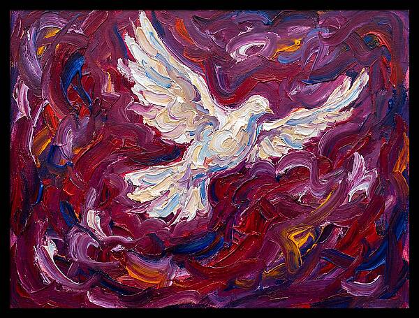 Dove In Expressionist Swirls