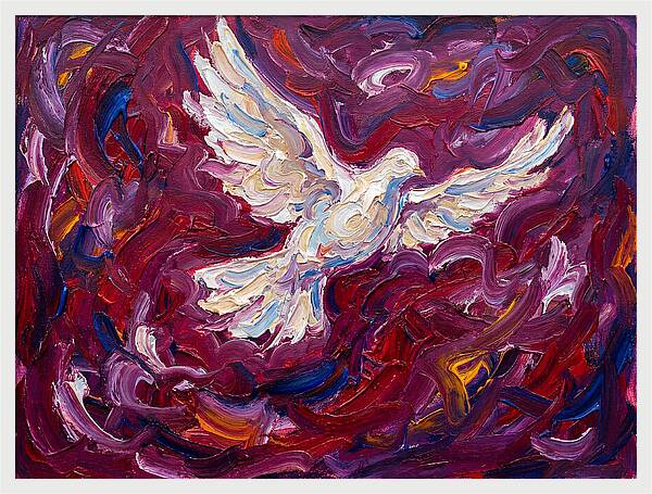 Dove In Expressionist Swirls