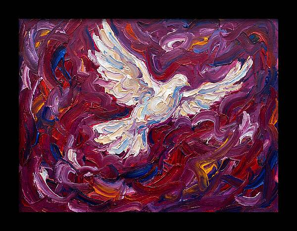 Dove In Expressionist Swirls