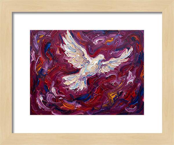 Dove In Expressionist Swirls