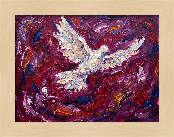 Dove In Expressionist Swirls
