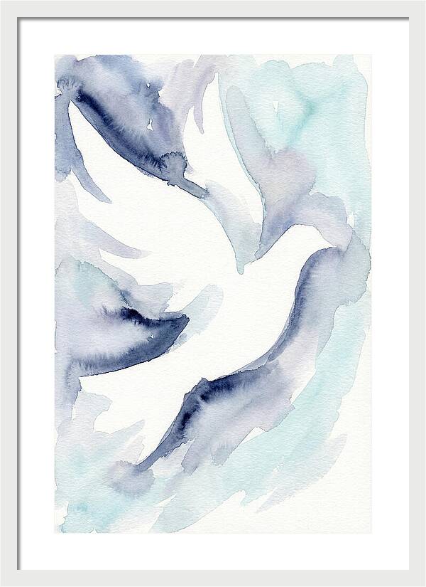 Dove In Watercolor Serenity