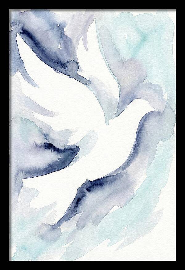 Dove In Watercolor Serenity