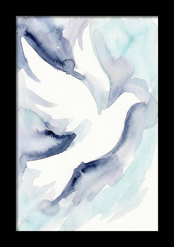 Dove In Watercolor Serenity