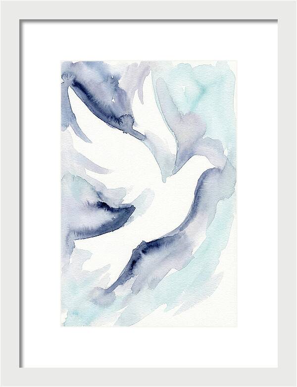 Dove In Watercolor Serenity