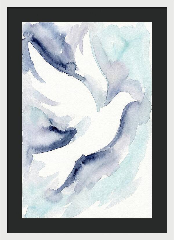 Dove In Watercolor Serenity