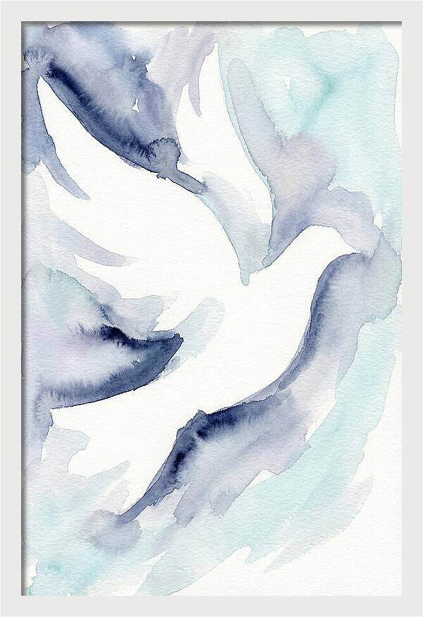 Dove In Watercolor Serenity