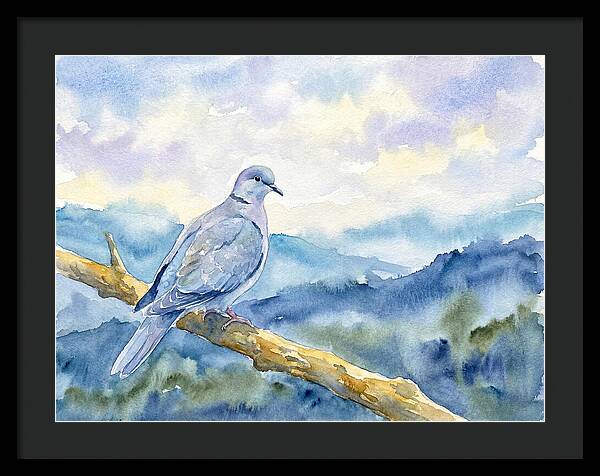 Dove Perched In Serenity