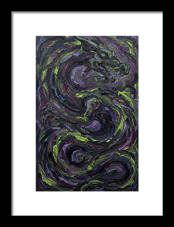 Dragon In Abstract Motion