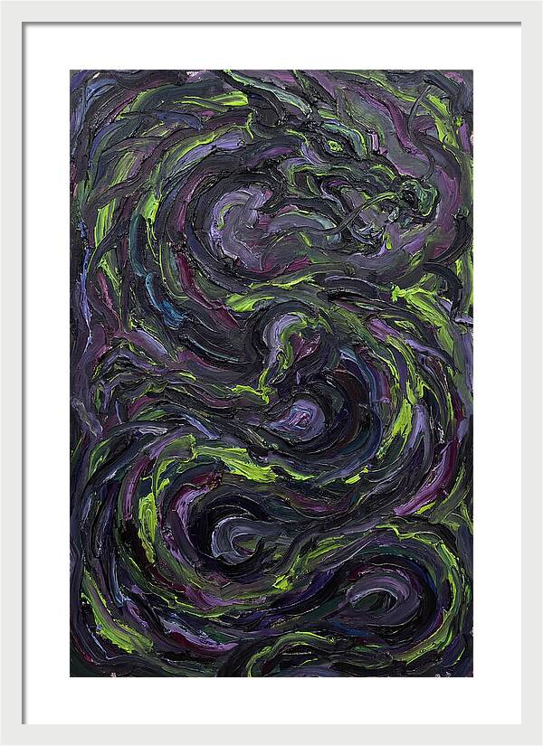 Dragon In Abstract Motion
