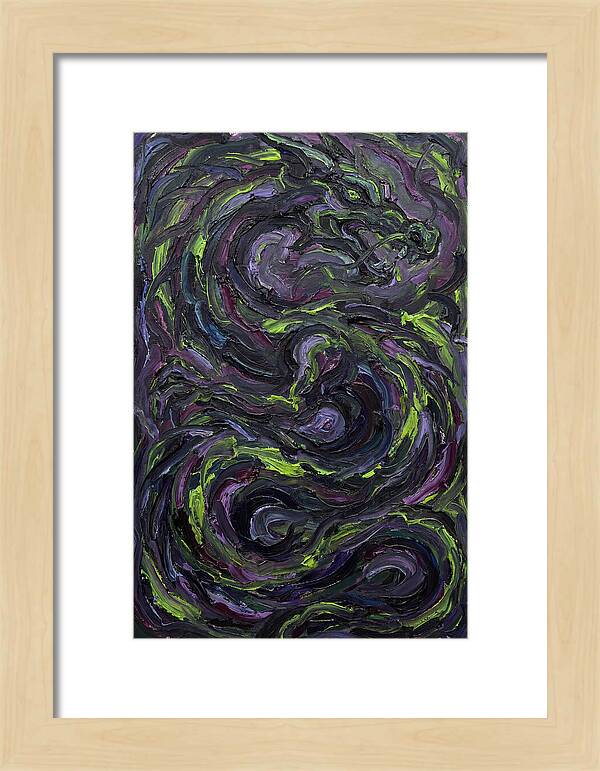 Dragon In Abstract Motion