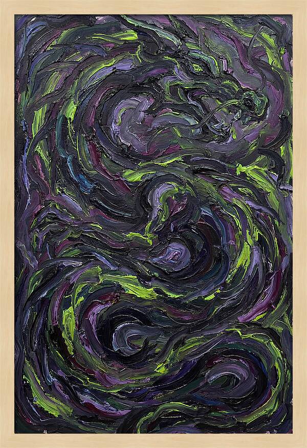 Dragon In Abstract Motion