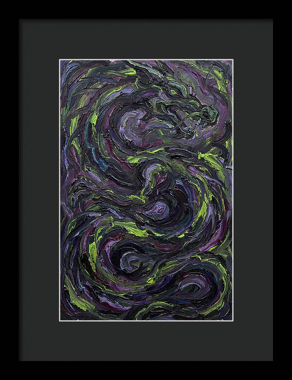 Dragon In Abstract Motion