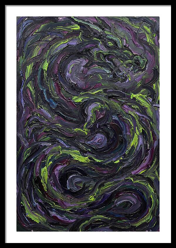 Dragon In Abstract Motion