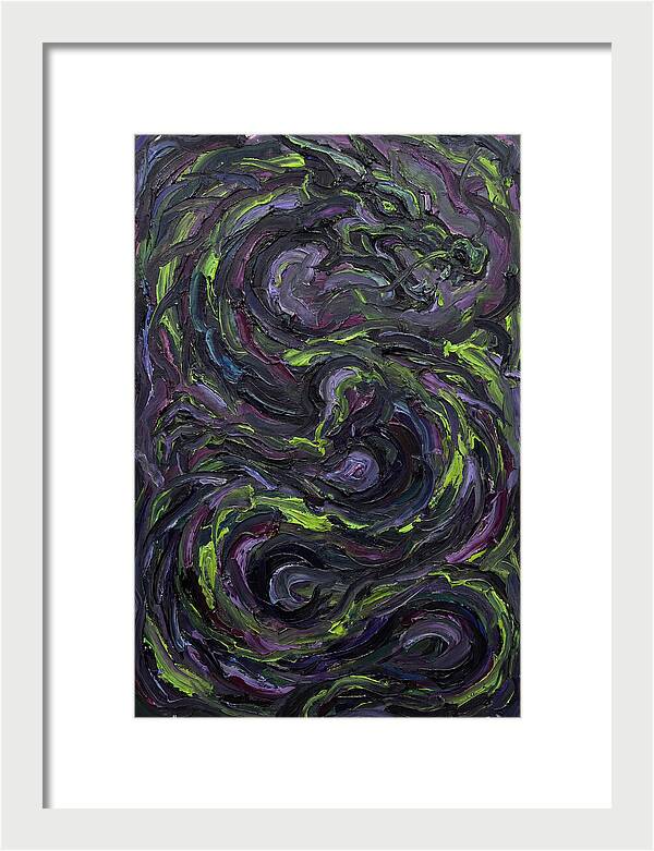 Dragon In Abstract Motion