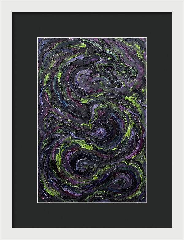 Dragon In Abstract Motion