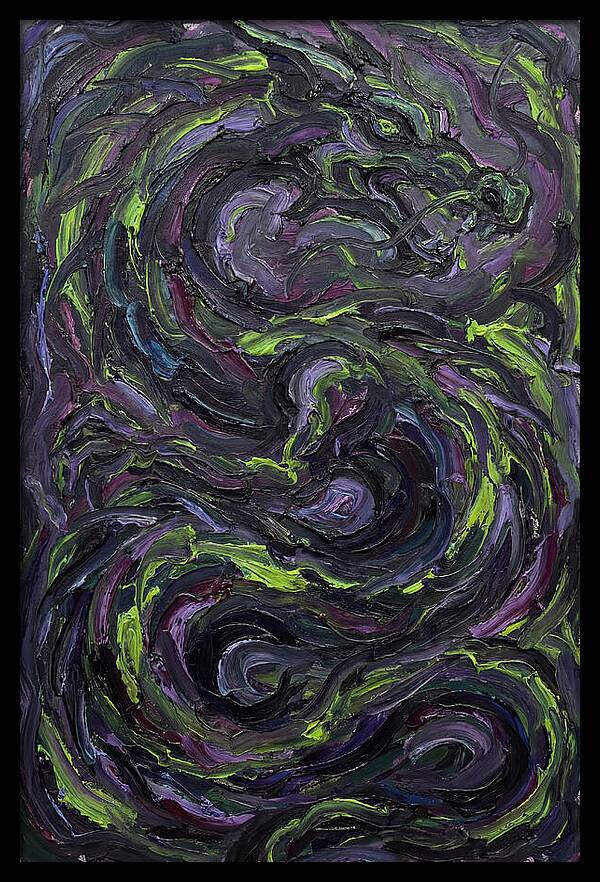 Dragon In Abstract Motion
