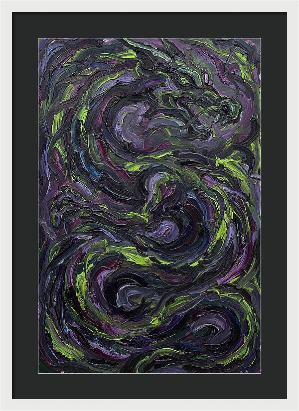 Dragon In Abstract Motion