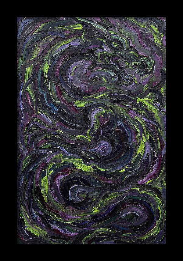 Dragon In Abstract Motion