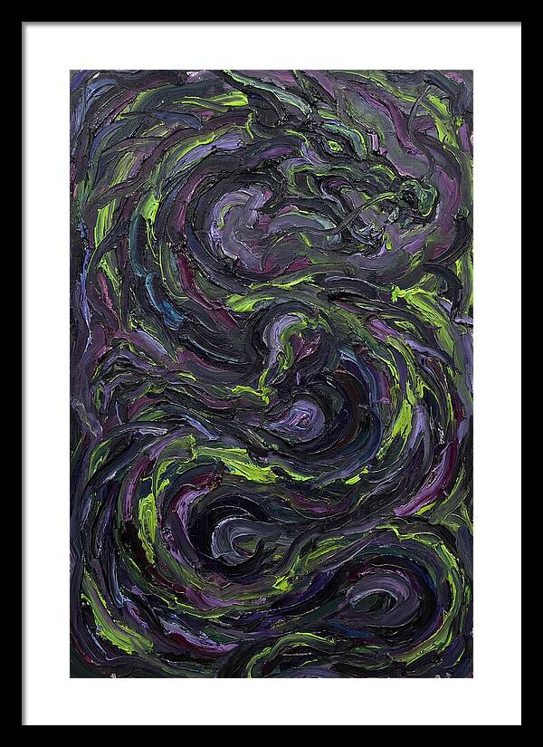Dragon In Abstract Motion