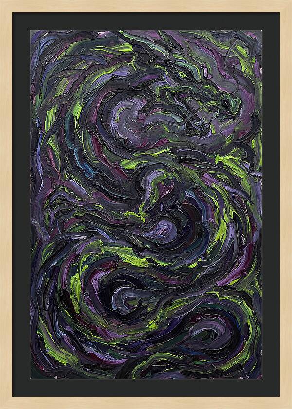 Dragon In Abstract Motion