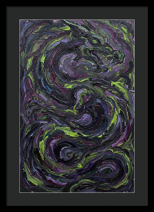 Dragon In Abstract Motion