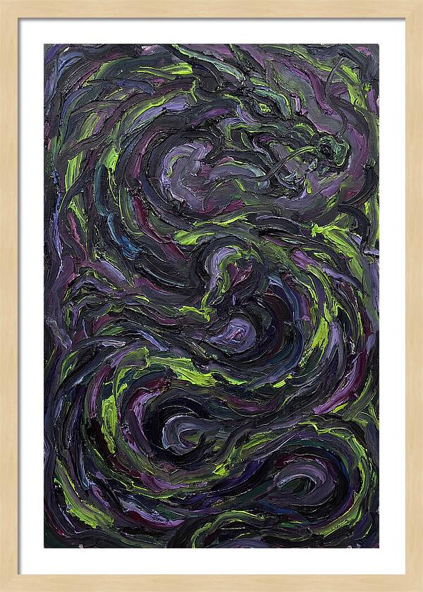 Dragon In Abstract Motion