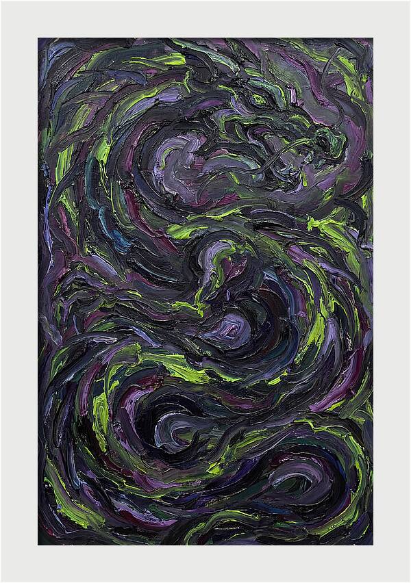 Dragon In Abstract Motion