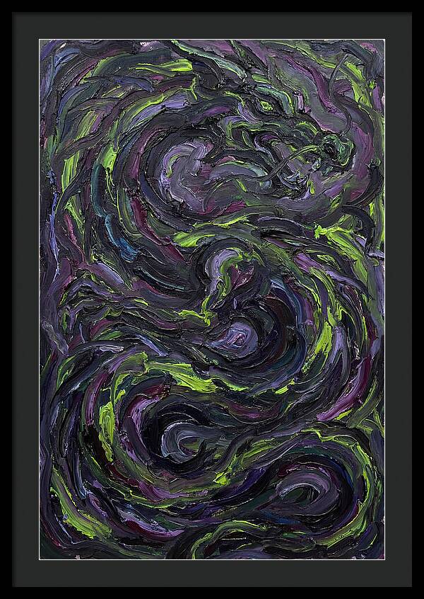 Dragon In Abstract Motion