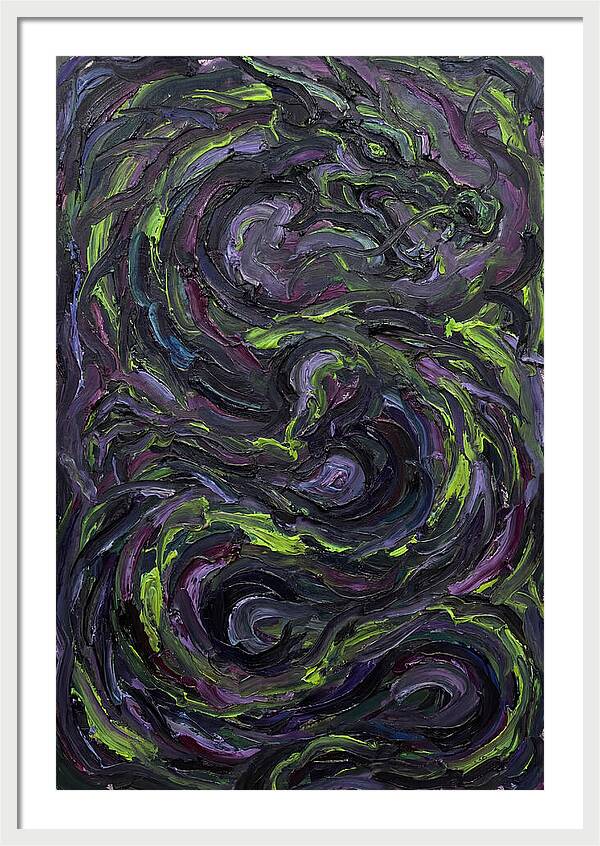 Dragon In Abstract Motion