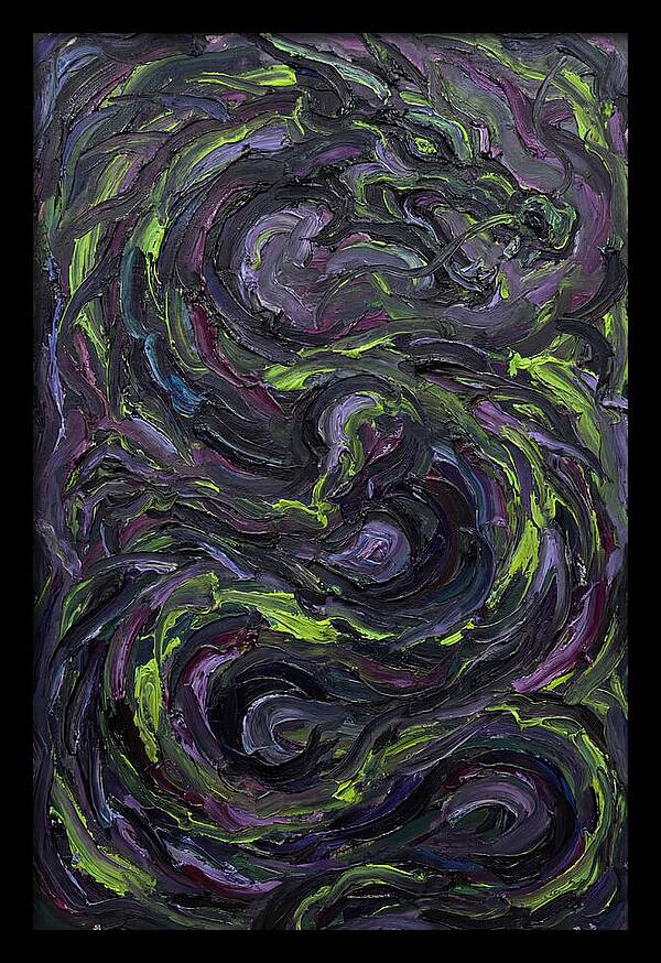 Dragon In Abstract Motion