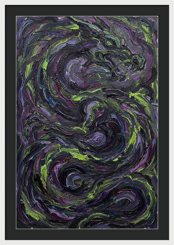 Dragon In Abstract Motion