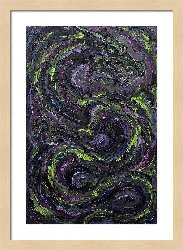Dragon In Abstract Motion