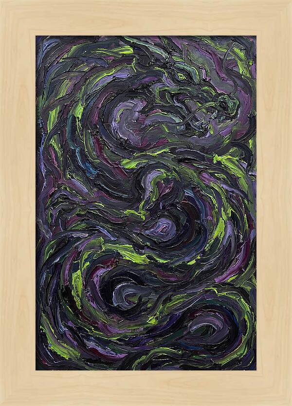 Dragon In Abstract Motion
