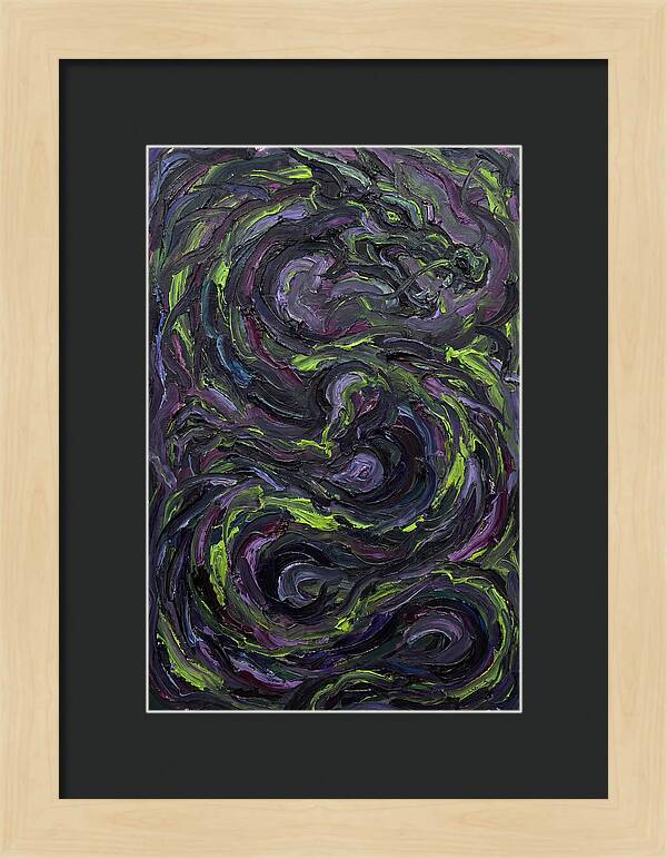 Dragon In Abstract Motion