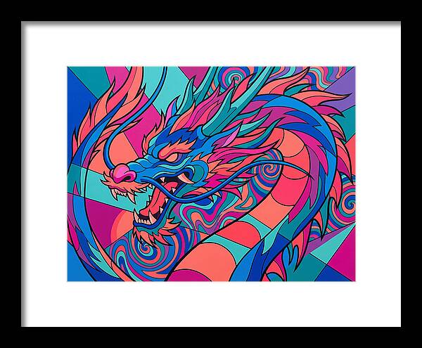 Dragon In Vibrant Colors