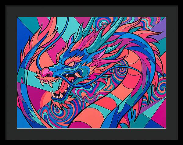 Dragon In Vibrant Colors