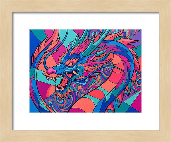 Dragon In Vibrant Colors
