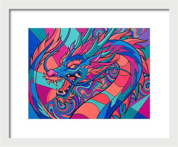 Dragon In Vibrant Colors