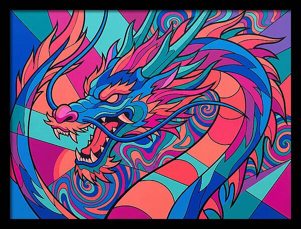 Dragon In Vibrant Colors