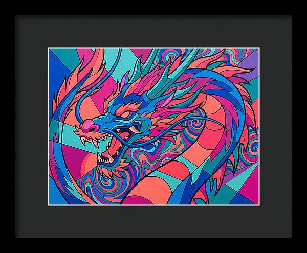 Dragon In Vibrant Colors