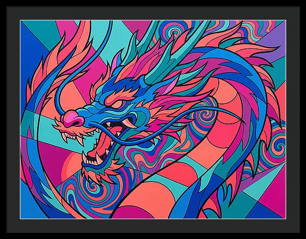 Dragon In Vibrant Colors