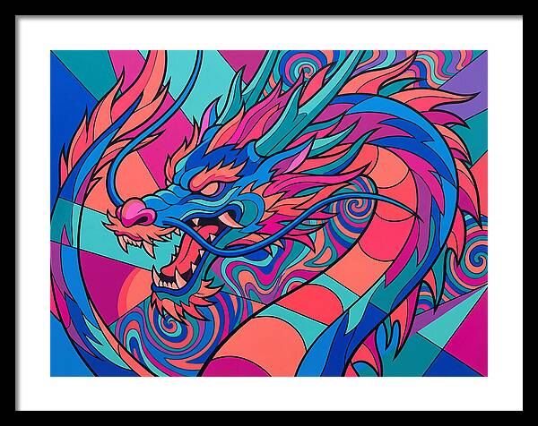 Dragon In Vibrant Colors