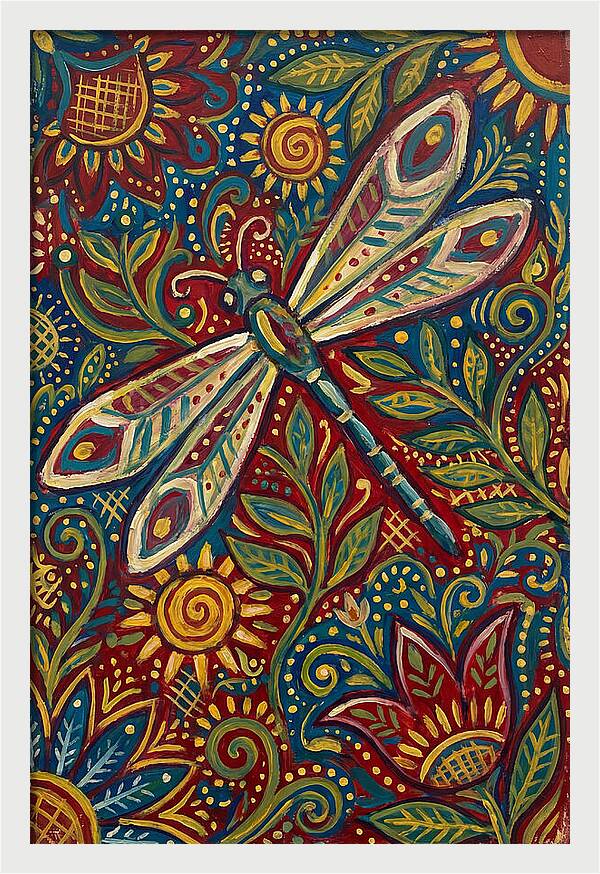 Dragonfly Folk Art