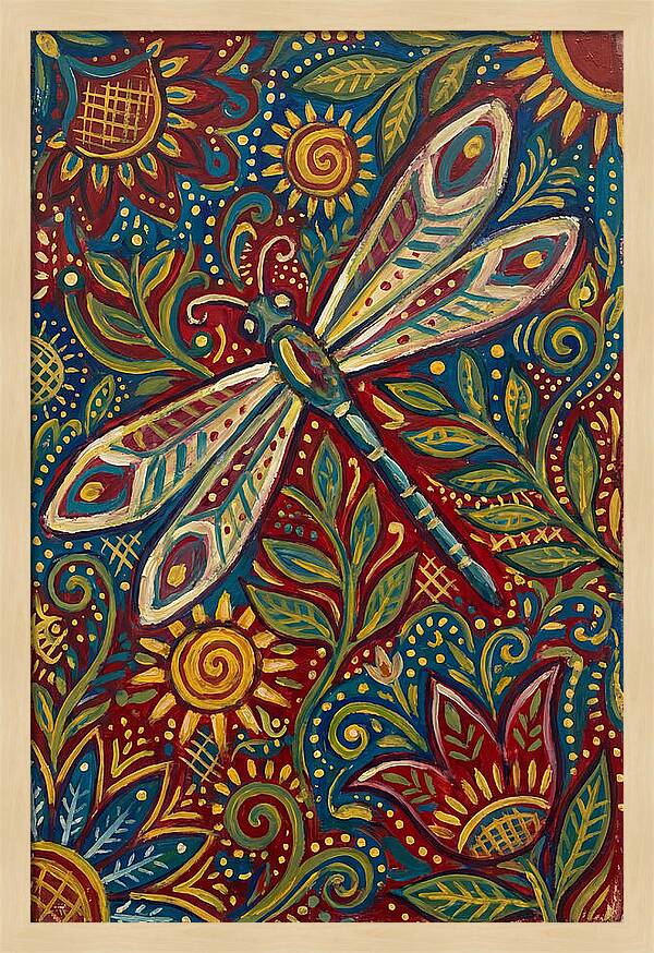 Dragonfly Folk Art