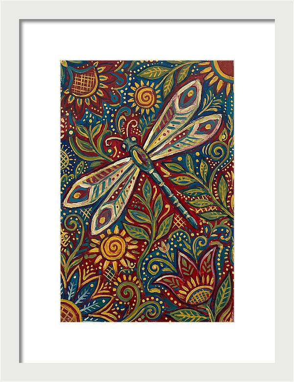 Dragonfly Folk Art
