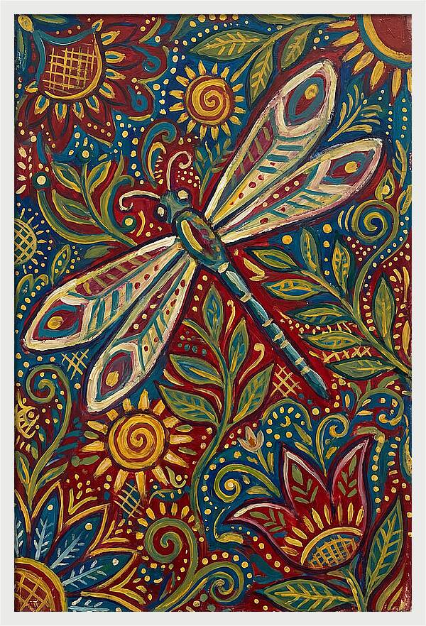 Dragonfly Folk Art