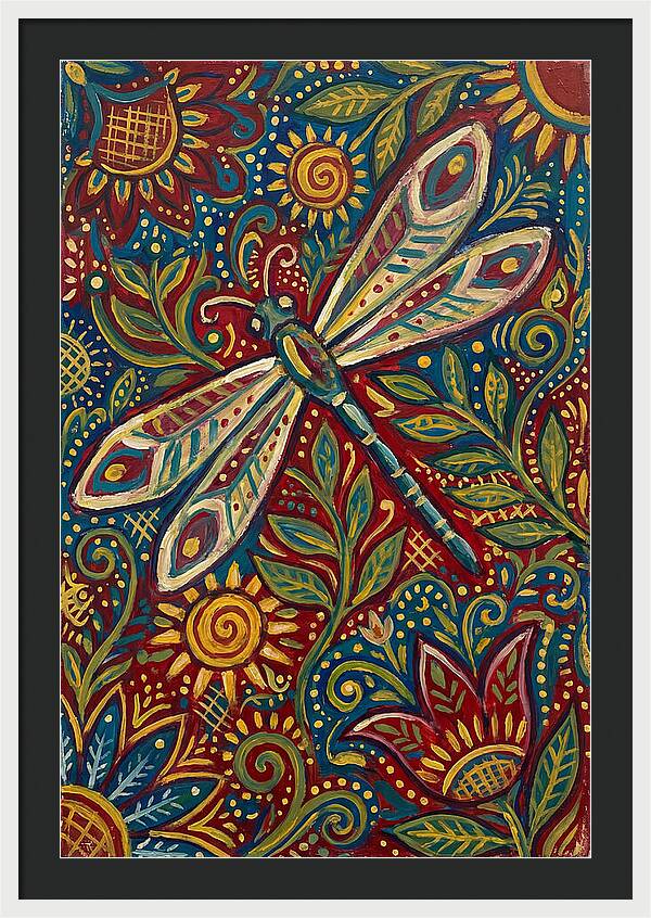 Dragonfly Folk Art