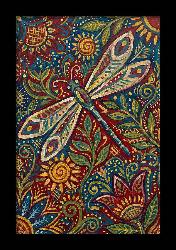 Dragonfly Folk Art